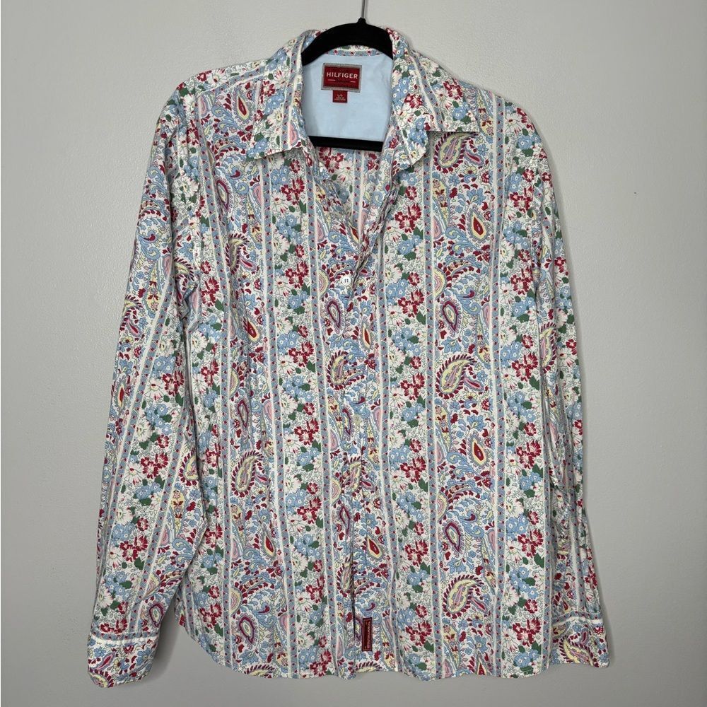 Tommy Hilfiger Paisley Print Button Down
